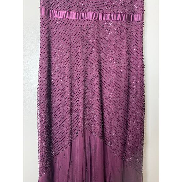 ADRIANNA PAPELL DRESS GOWN 8 MOTHER OF THE BRIDE FORMAL EVENING BRIDESMAID - Picture 6 of 13